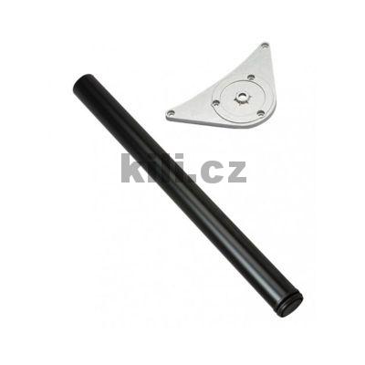 Stolov� noha LEVEL kulat� 60 x 710 mm, nikl brou�en�, na �roub
