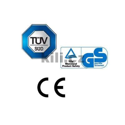 Elektrick� v��kov� staviteln� stolov� podno� VertikQ 223, �ern� RAL 9005