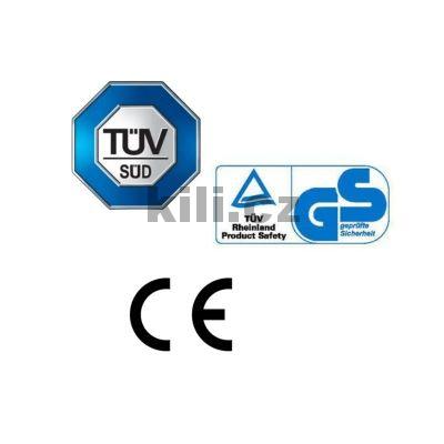 Rohov� elektrick� v��kov� staviteln� stolov� podno� VertikQ Edge 223, �ed� RAL 7045