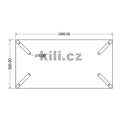 Stolov� noha TOKYO COFFEE, �ern� perli�ka RAL 9005
