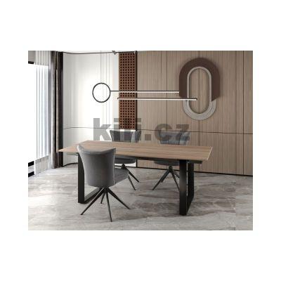 Stolov� podno� DARIO, �ern� perli�ka RAL 9005