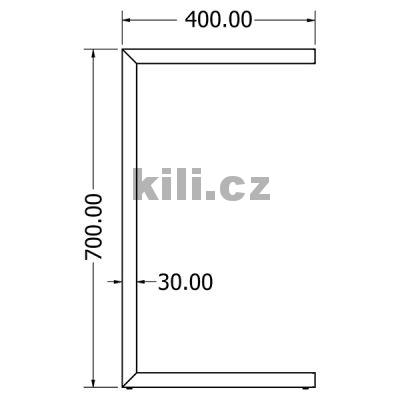 Stolov� podno� TABLE NOTEBOOK, �ern� perli�ka RAL 9005