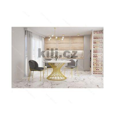 Stolov� podno� SAFIRA, �ern� perli�ka RAL 9005