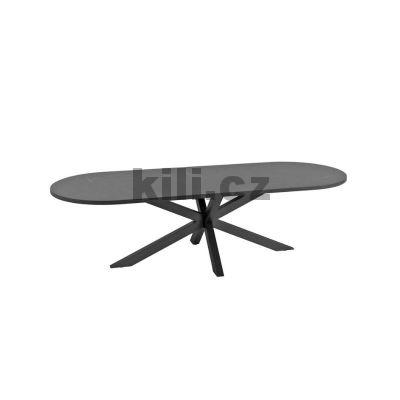 Stolov� podno� OMEGA, �ern� perli�ka RAL 9005