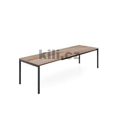 Stolov� podno� OLIVIA R, rozkl�dac�, �ern� perli�ka RAL 9005