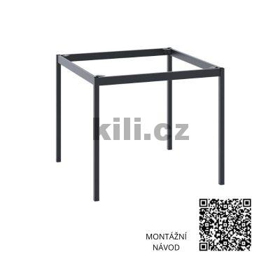 Stolov� podno� venkovn� V/MEZO 90, �ern� perli�ka RAL 9005