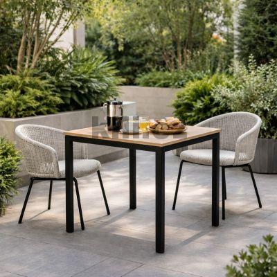 Stolov� podno� venkovn� V/MEZO 90, �ern� perli�ka RAL 9005