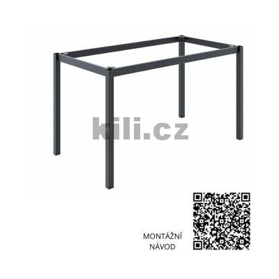 Stolov� podno� venkovn� V/MEZO 150, �ern� perli�ka RAL 9005