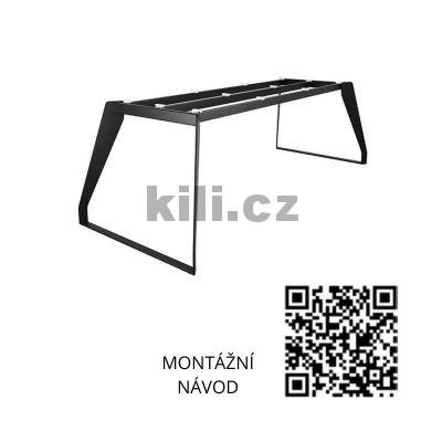 Stolov� podno� venkovn� V/TOWN 275, �ern� perli�ka RAL 9005