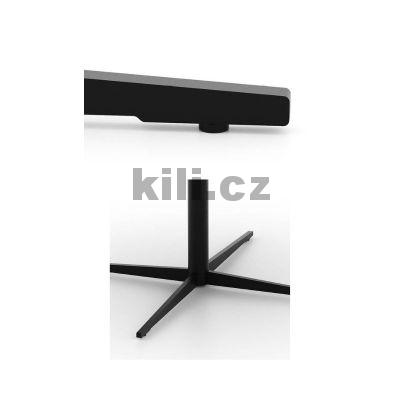 Stolov� podno� venkovn� V/FERRO, �ern� perli�ka RAL 9005