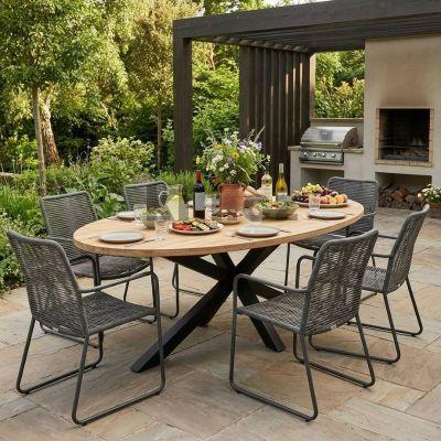 Stolov� podno� venkovn� V/OMEGA, �ern� perli�ka RAL 9005