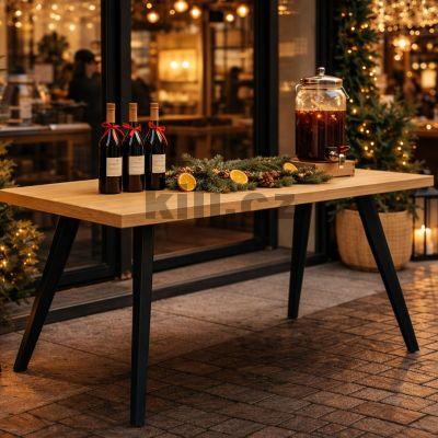 Stolov� noha venkovn� V/RODOS, �ern� perli�ka RAL 9005