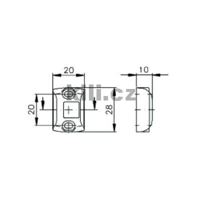 Protiplech pro z�mek sklo