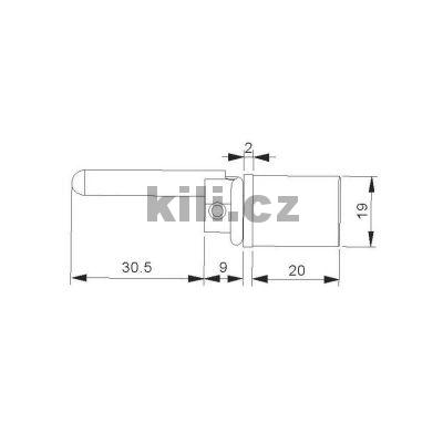 Z�mek centr�ln� KILI CHILLI - 1200 mm - r�zn� kl��