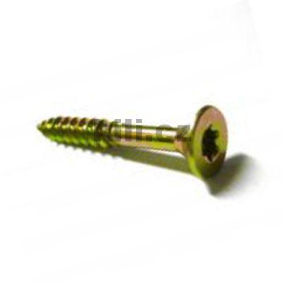 V�ce informac� o v�robku Vrut �lut� z�pustn� hlava TORX ��ste�n� z�vit