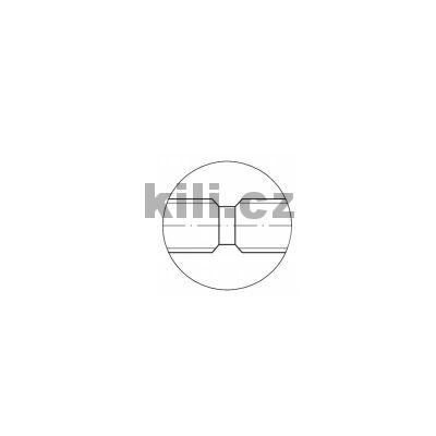 D�liteln� �roub M4x50 p�lkulat� hlava PZ/rovn� dr�ka, zinek b�l�