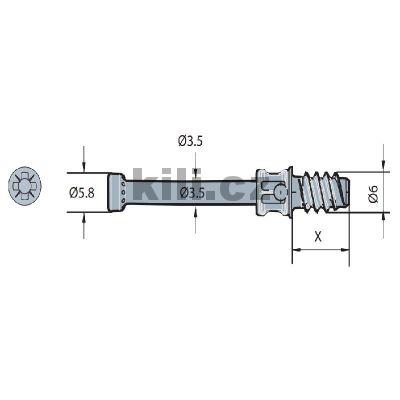 TI-T�hlo Combi Twinstart 5x11x34 syst�m 5, 09435