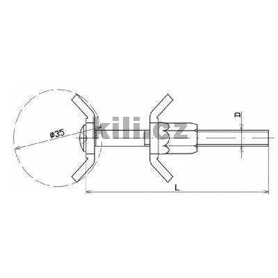 Svorn�k na kuchy�sk� desky 100 mm