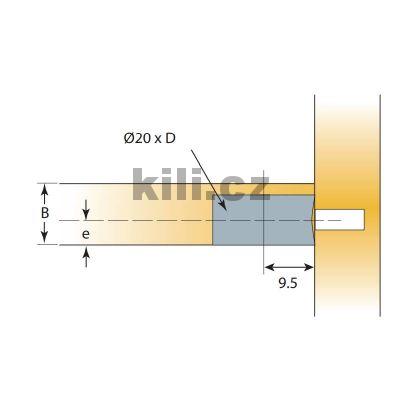 TI-Kov�n� CAMFIX Expando bez �epu, s l�mcem DTD 18/19 syst�m 6 b�l�, 06433