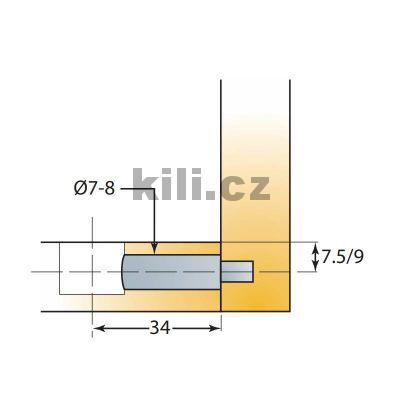 TI-T�hlo M6x7x34 syst�m 7, 5971 - V�prodej jen do vyprod�n� z�sob!
