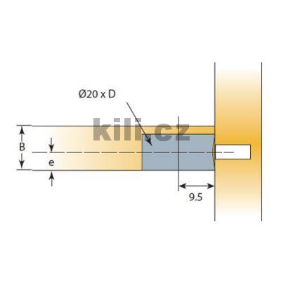 TI-Policov� kov�n� Wedgefix Expando DTD 18/19 syst�m 6 b�l�, 06465