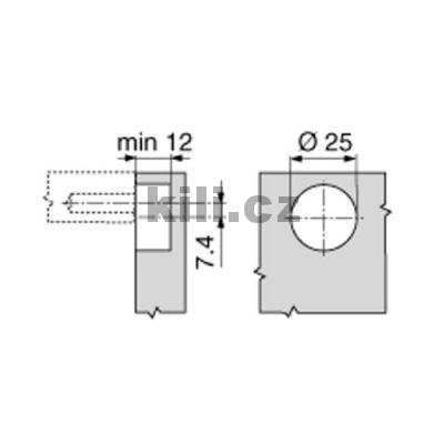 Spojovac� kov�n� 40.0200/HN, hn�d�