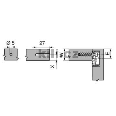 Spojovac� kov�n� 42.0700.01/KB, b�l�