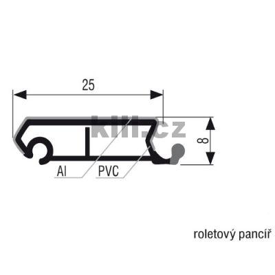 Roletka Metalic Line set R 25 SET Al/88
