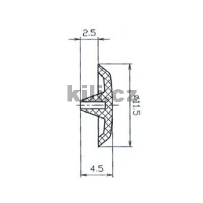 Krytka na vrut hn�d�