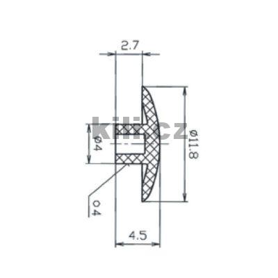 Plastov� krytka konfirm�tu dub rustikal - V�prodej jen do vyprod�n� z�sob!