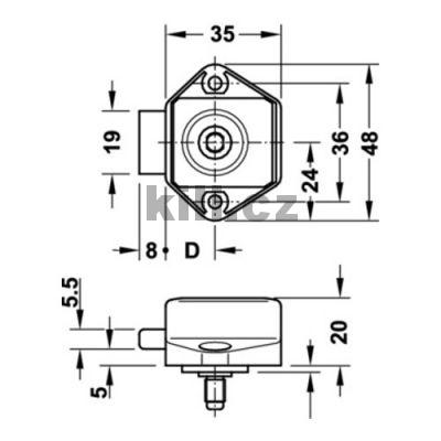 Push-Lock z�mek b�l�