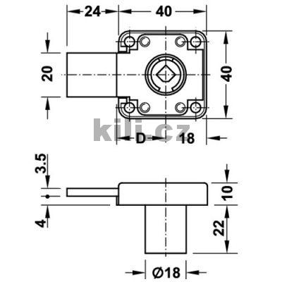 Z�mek z�suvkov� Symo Nikl
