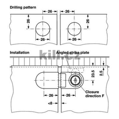 Protikus pro z�mek na sklo