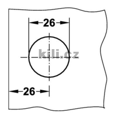 Z�mek Symo prav� sklen�n� dv��e