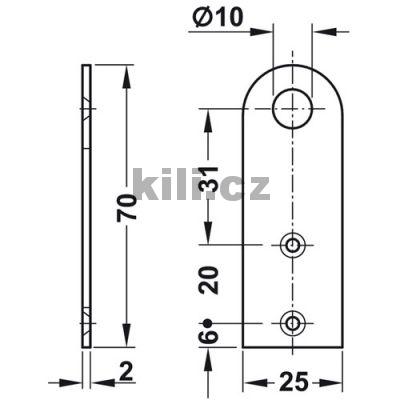 Z�mky pro uzamykac� sk���ky pro visac� z�mky