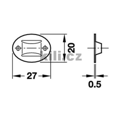 Vod�tko profilov� ty�e 2-cestn�ho z�mku