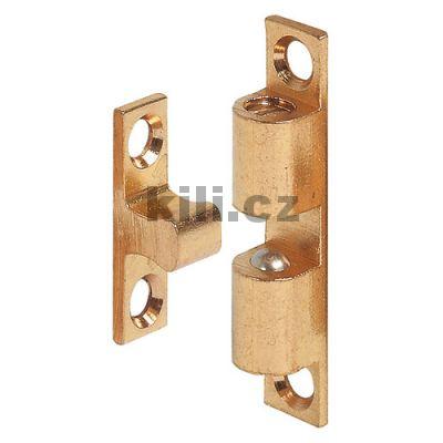 V�ce informac� o v�robku Dvojit� kuli�kov� z�padka k p�i�roubov�n� 60 mm - mosaz
