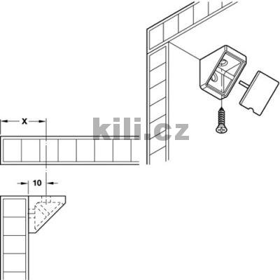 Rohov� spojova� 18 mm b�ov�