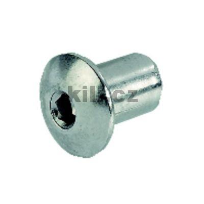 V�ce informac� o v�robku Matice M6 s p�lkulatou hlavou SW4 poniklovan�