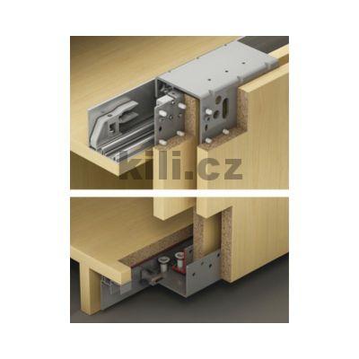 Kov�n� pro posuvn� dve�e, Slido F-Line32 80A/F-Line32 80B, sada, 80 kg