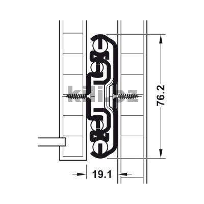 Kuli�kov� plnov�suv se zaji�t�n�m v zav�en� a vysunut� poloze, �eln� ovl�d�n� centr�ln� p�kou, nosnost 310 kg