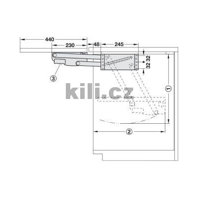 Paraleln� zvedac� kov�n�, 410�570 mm, 10 kg