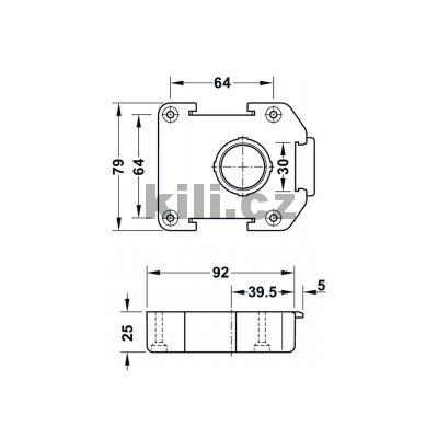 P��ruba k soklov� no�ce Axilo k p�i�roubov�n�
