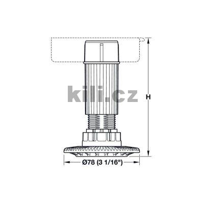 No�ka soklov� Axilo 125mm
