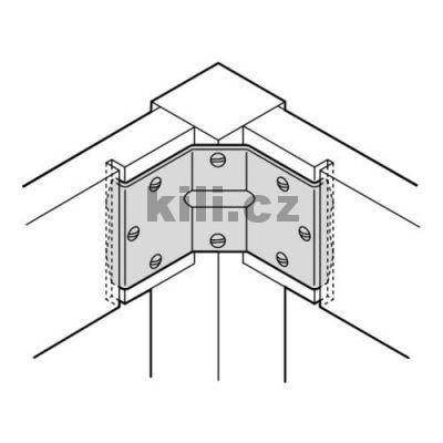 Rohov� spojka stolu 70 x 67 mm