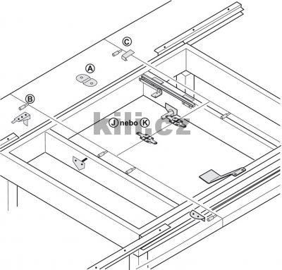Kov�n� pro sklopnou st�edovou desku