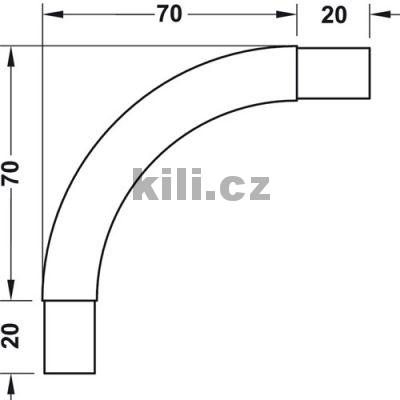 �atn� ty� ov�l 1200 mm