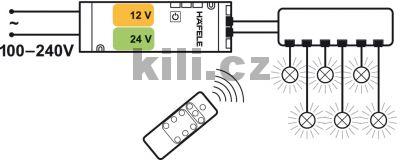 P�ij�ma� 6 kan�l� 12V/60W �ern�