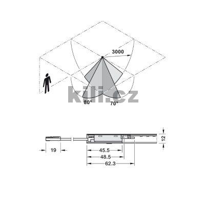 Pohybov� sp�na� Inline Loox5 12 V