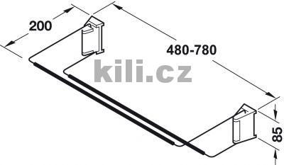 Botn�k plynule nastaviteln�, chrom